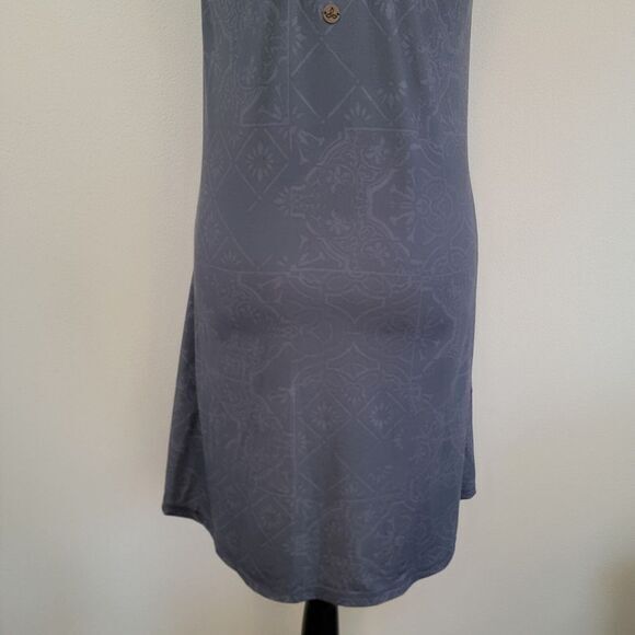 Prana Gray Dress Sz Medium Athletic Gorp Granola Shelf‎ Bra Racerback Round Neck - Picture 9 of 12